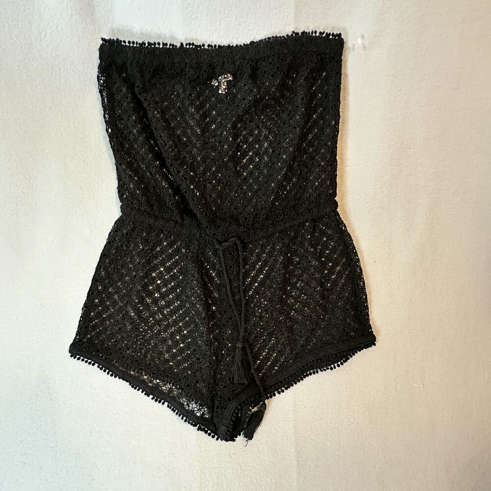 Victoria’s Secret Swim Romper Strapless Bikini Swimsuit Cover Up Womens size S/P